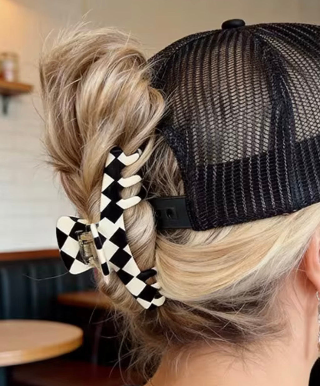 RTS Checkered Hat Clip