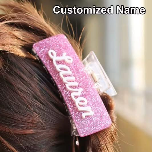 Custom Acrylic Hair Clips *PRE ORDER*
