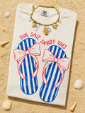 Sun, Salt, Sandy Toes Tee/Tank