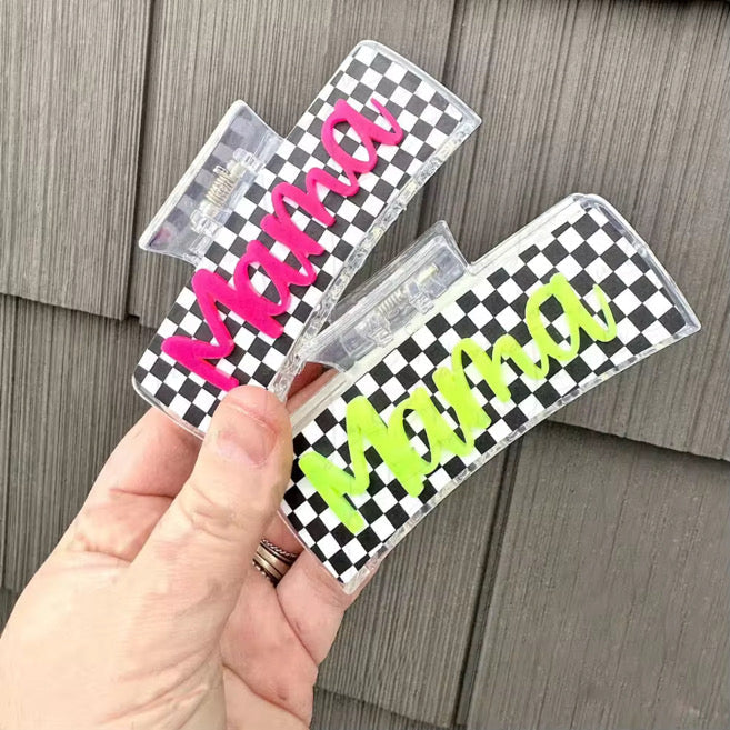 Custom Acrylic Hair Clips *PRE ORDER*