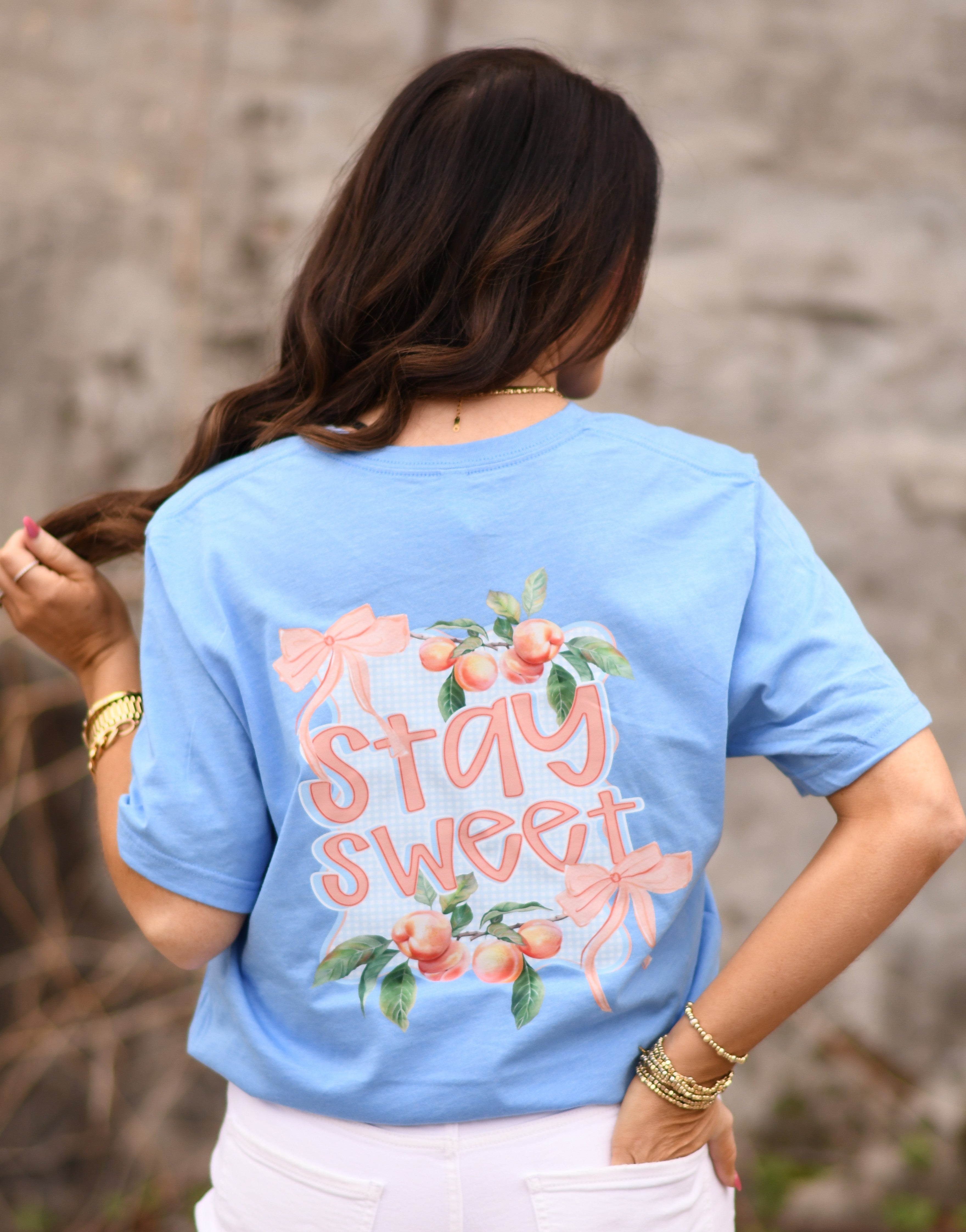 Stay Sweet Peaches Tee