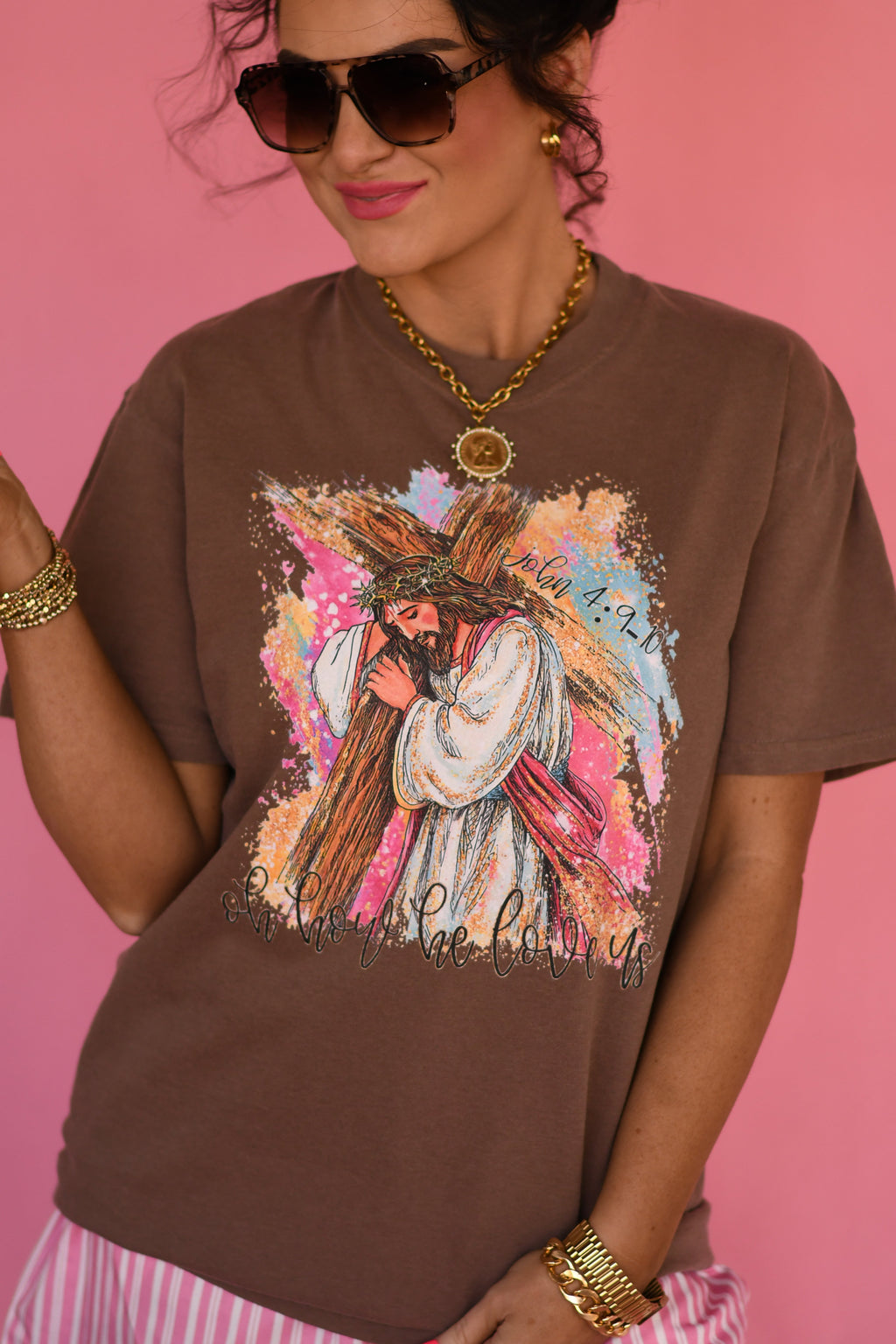 Oh How He Loves Us Jesus Tee