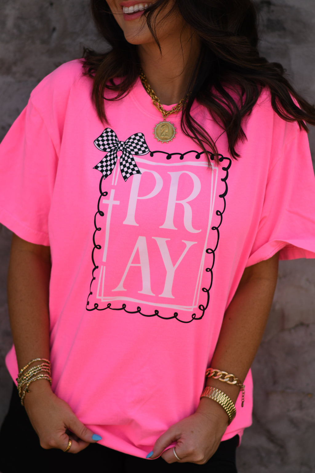 Pray Bow Tee