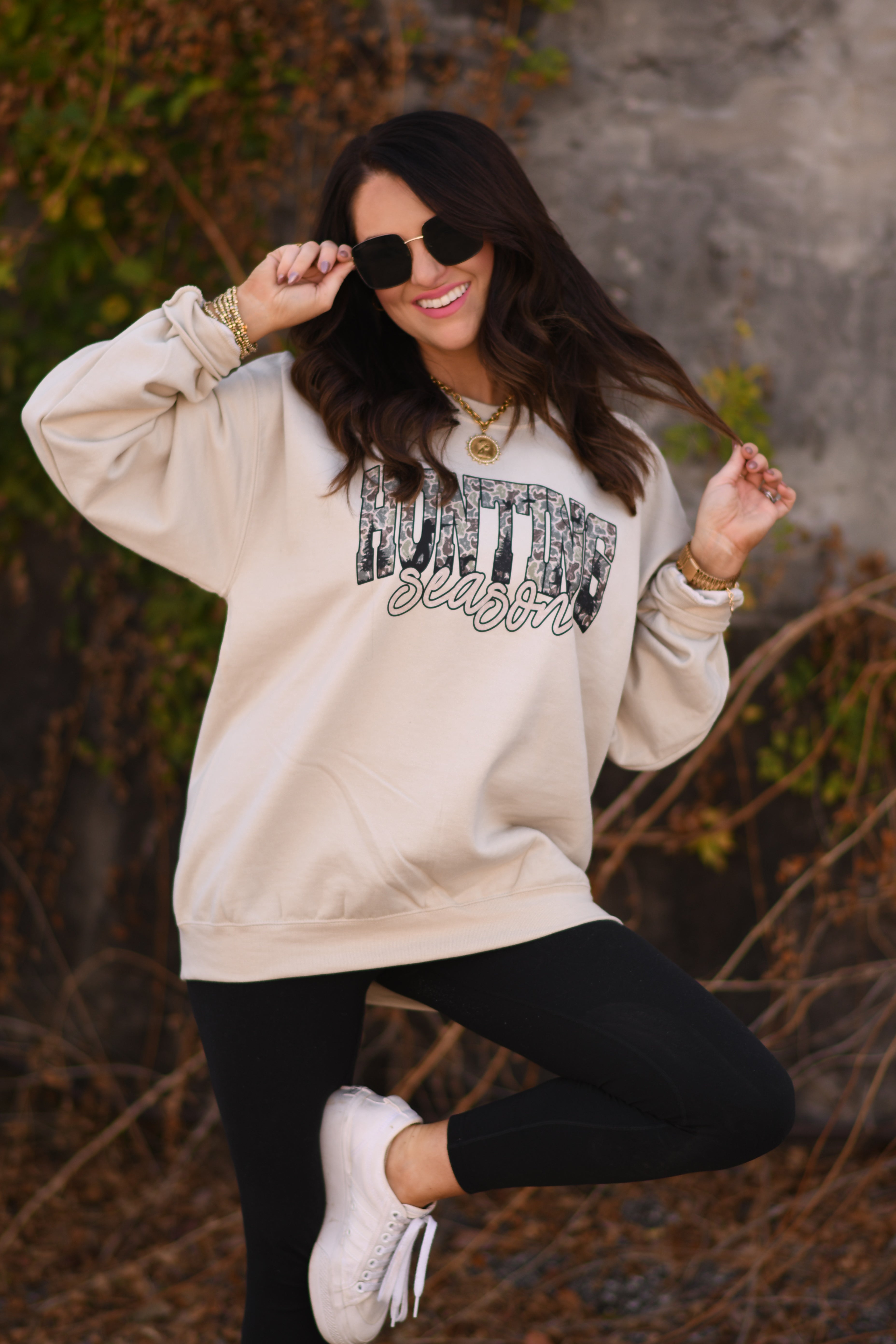 Hunting Season Camo Tee / Sweatshirt