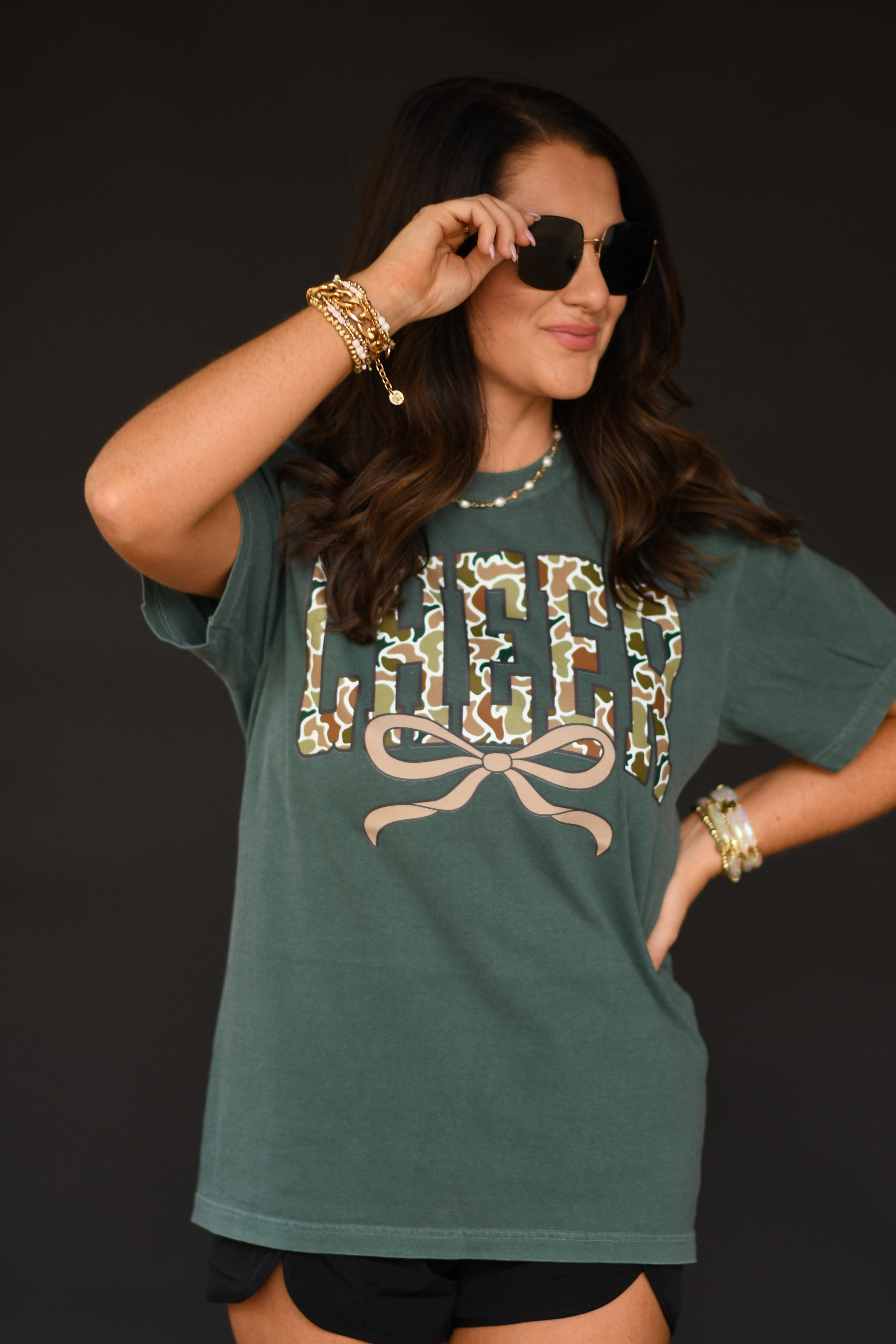 Cheer Camo Tee