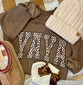 Yaya Leopard Name Sweatshirt