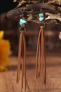 Turquoise Tassel Earrings RTS