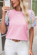 Floral Sleeve Blouse RTS
