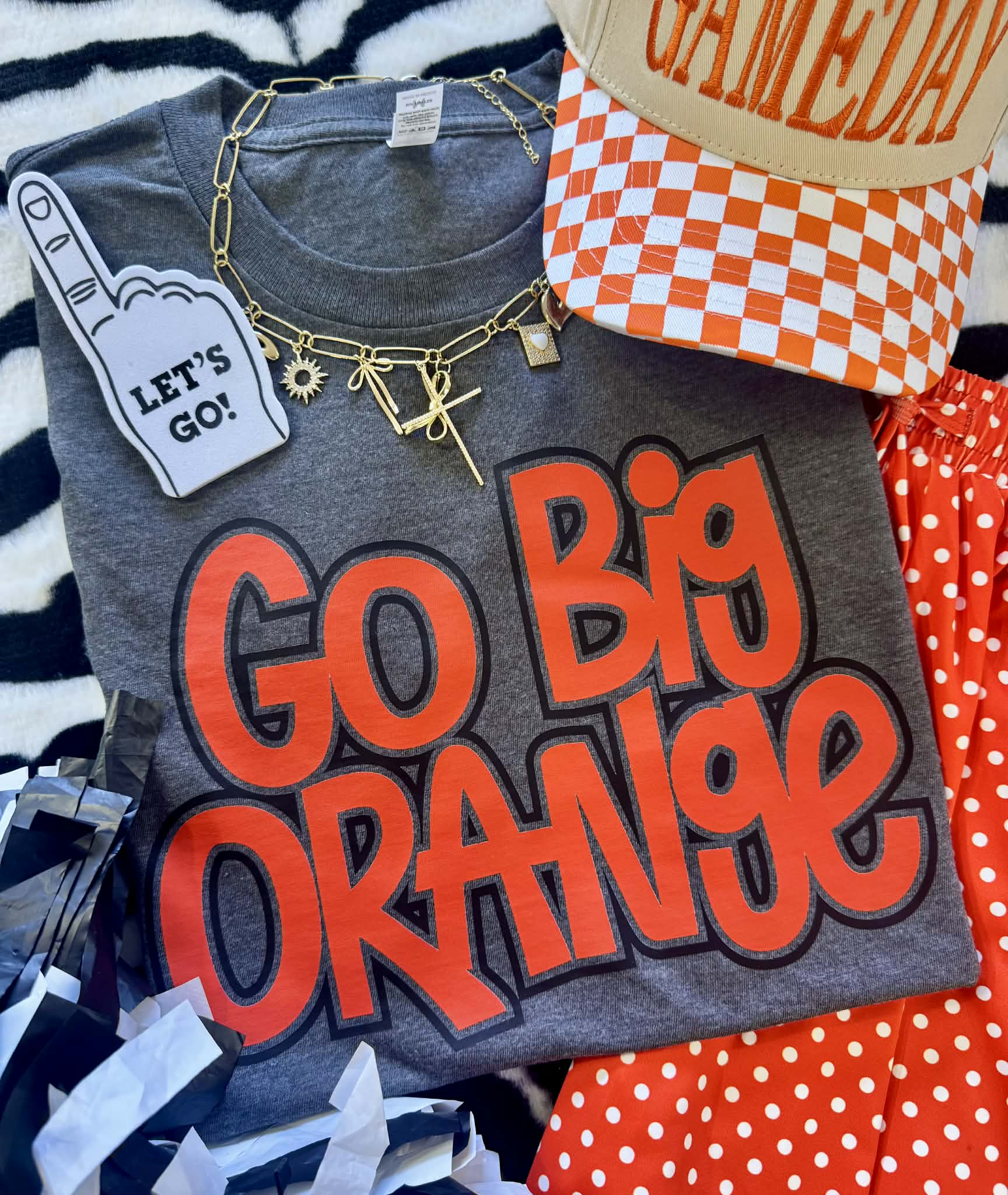 GO BIG ORANGE TEE