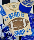 BEND & SNAP BLUE TEE