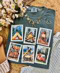 Camping Stamps Tee
